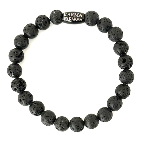 Lava beads armband