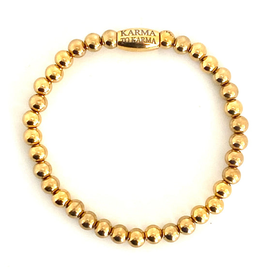 Gold bracelet Karma