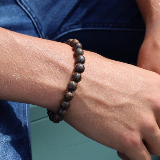 Bronzite bracelet