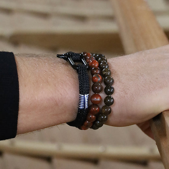 Goudbruine bronziet armband